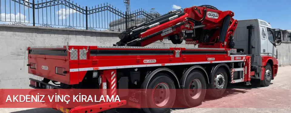 Akdeniz İlçemi Vinç Kiralama